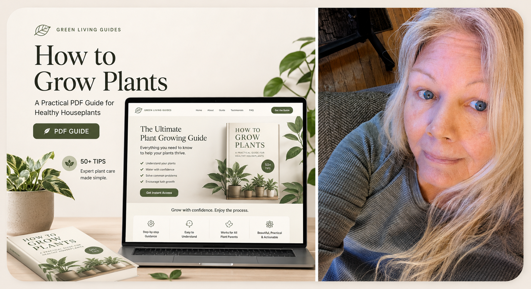 Diane M. - founder of Green Living Guides - How to Grow Plants PDF