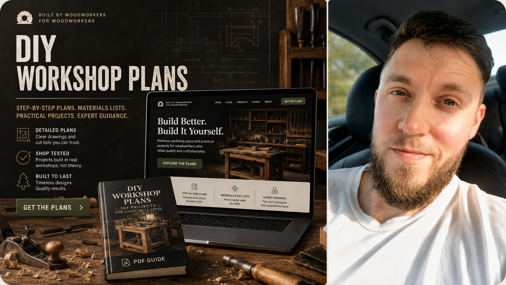 Marcus W. - founder of DIY Workshop Plans